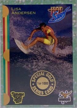 1993 Futera Hot Surf - Hot Gold #42 Lisa Andersen Front